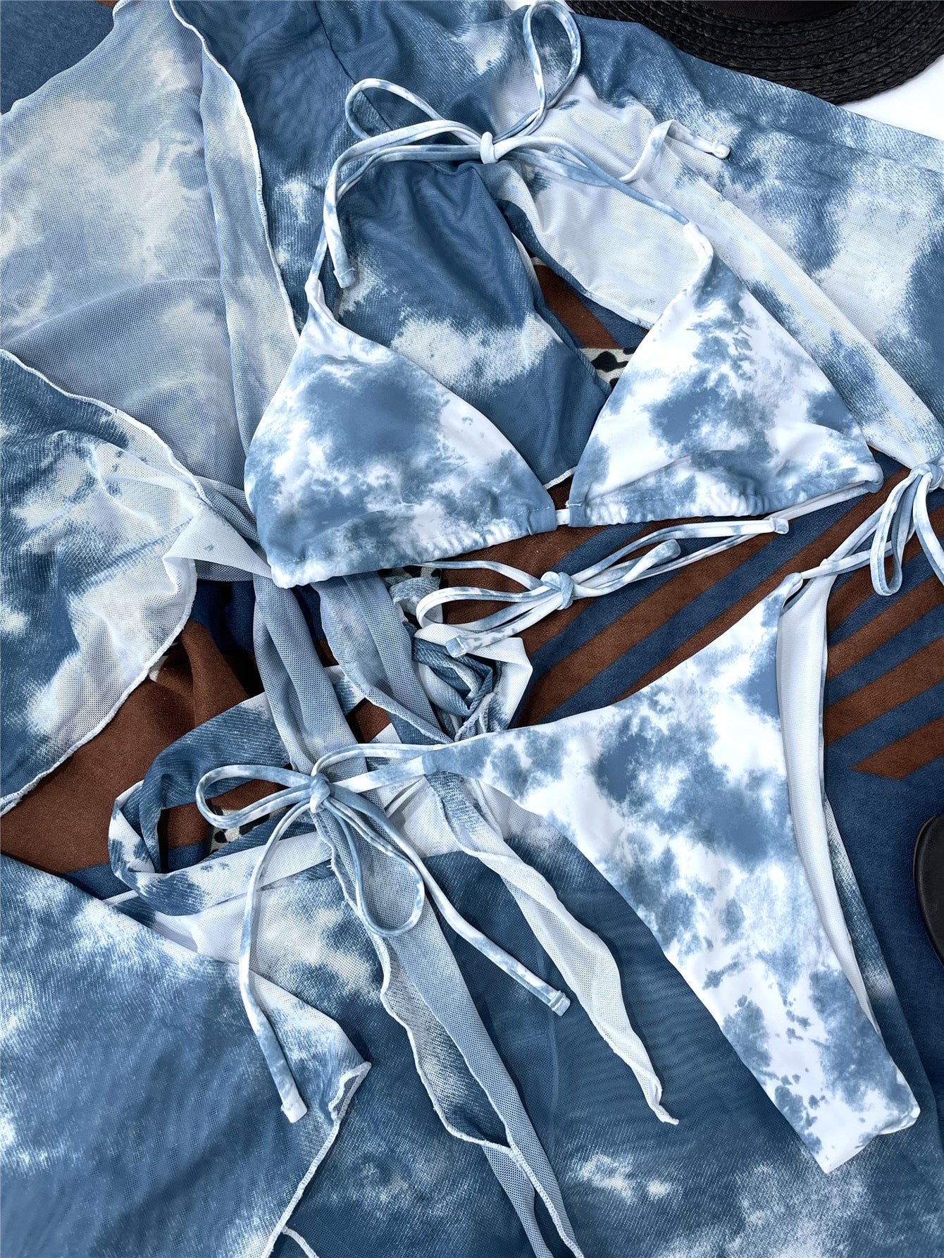 Maillots de bain quatre pieces manches longues pour femmes